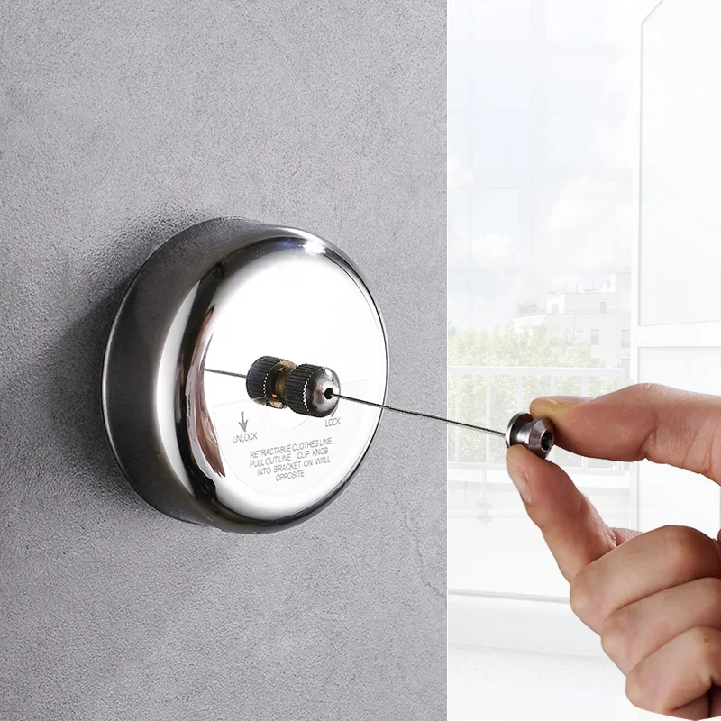 

Laundry Rack Rope Household Storage Stainless Steel Telescopic Laundry Line Balcony Storage Rack Laundry Rack