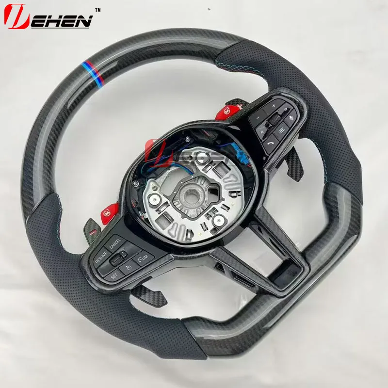 Руль из карбона CS для BMW F10 F20 F30 F15 F16 F80 F82 F83 F87 F15 M2 M3 M4 M5 M6 1 2 3 4 5 6 7 серии, аксессуары для автомобилей (art.: 3920db2d45acc) - 3920db2d45acc