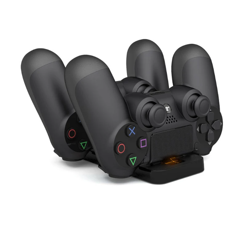 

Dual Charger Dock For PS4 Controller Charging Stand Holder For Sony PlayStation 4 Wireless Gamepad Controle Gaming accessories