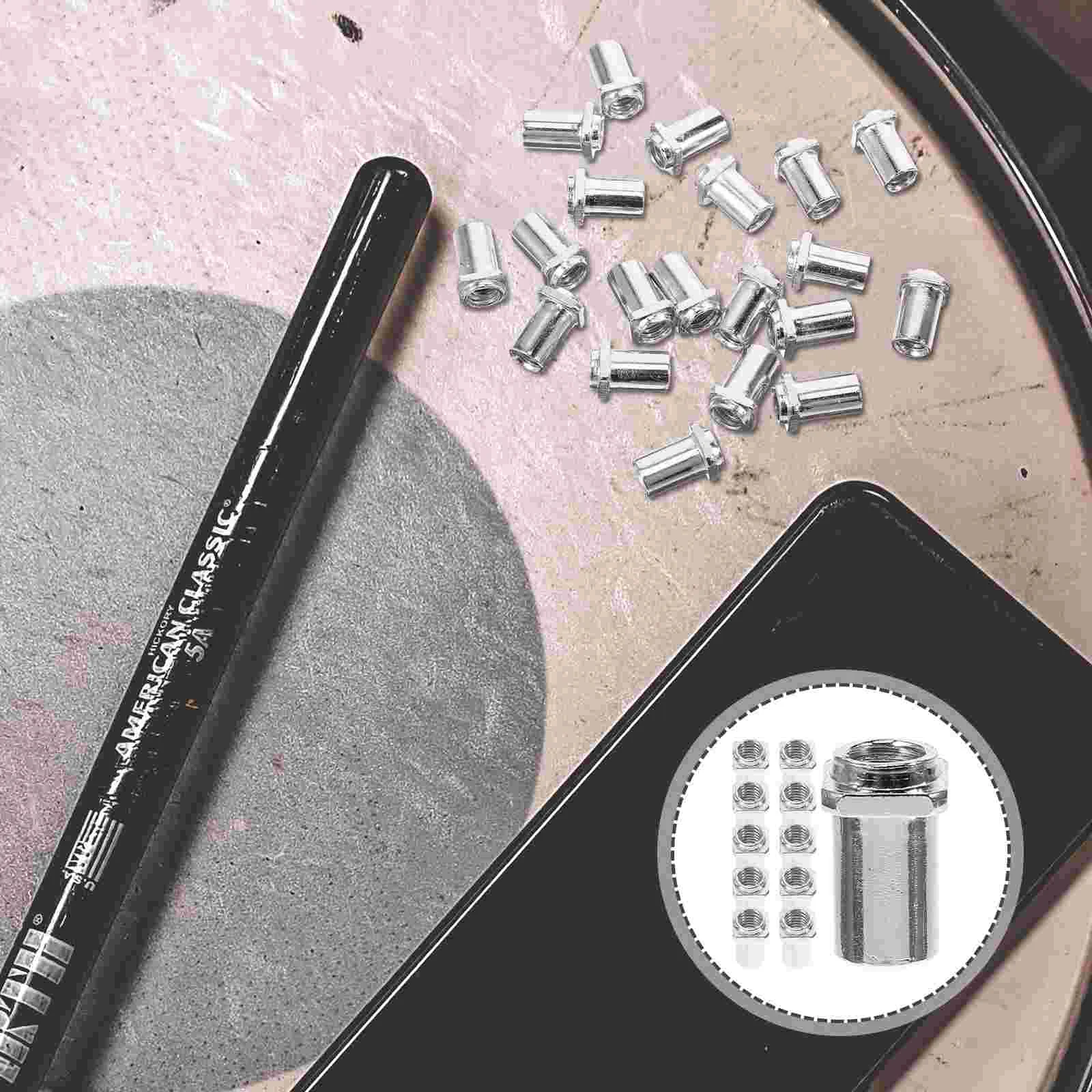 20 шт. аксессуары для напольного барабана сменные поворотные гайки железные