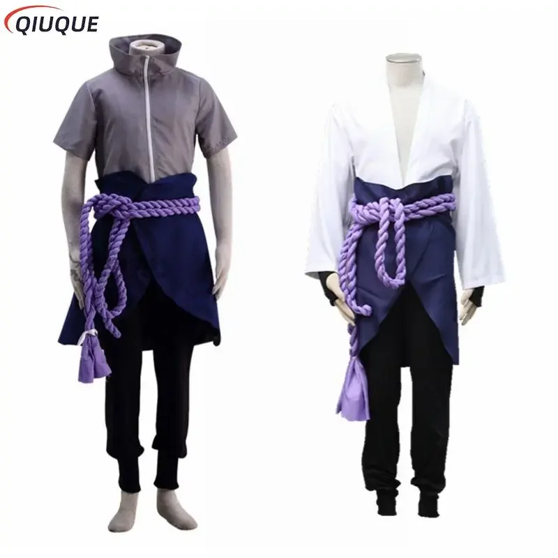 

Uchiha Sasuke Cosplay Costume Wig Anime Suit Halloween Comic Clothes Outfit