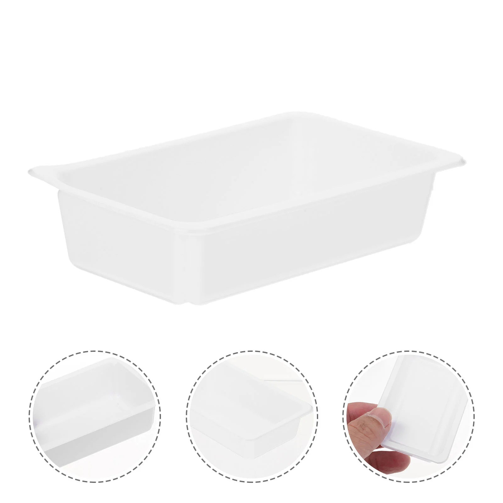 

100pcs Instrument Trays Tray Sheets Trays Earring Holder Serving Tray
