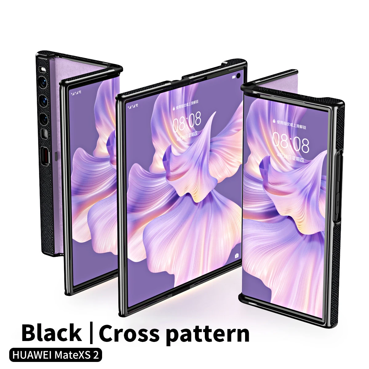 

For Huawei Mate Xs 2 Leather Case Folding Window Protector Cover For Huawei matexs2 ultra-thin folding screen Borders Protect