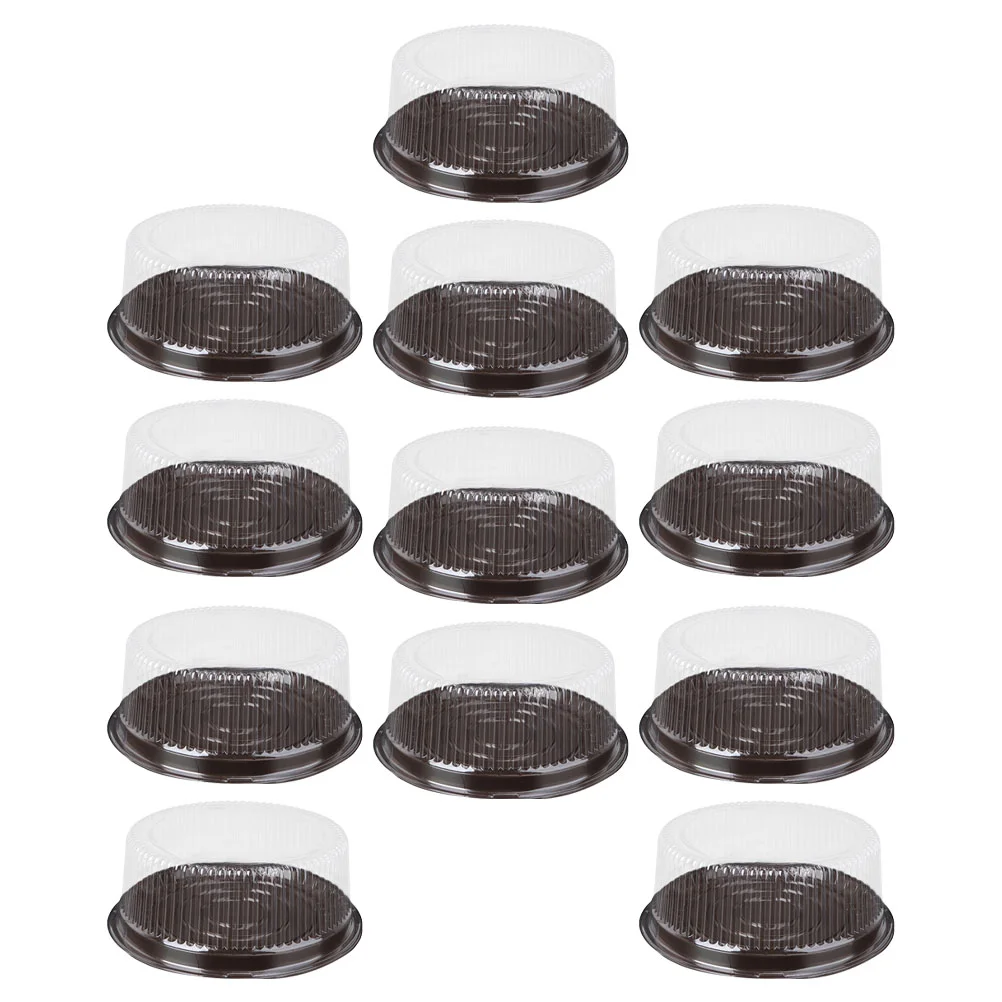 

Box Cake Clear Containers Carriers Dome Transparent Moussepackaging Cupcake Treat Candy Holders Muffins Display Square