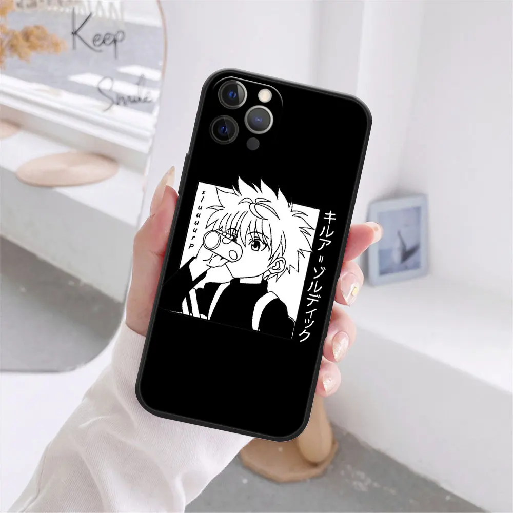 Чехол для iPhone 13 12 11 Pro XR X XS MAX SE 2020 7 8 Plus HXH мягкий с изображением охотников и - купить