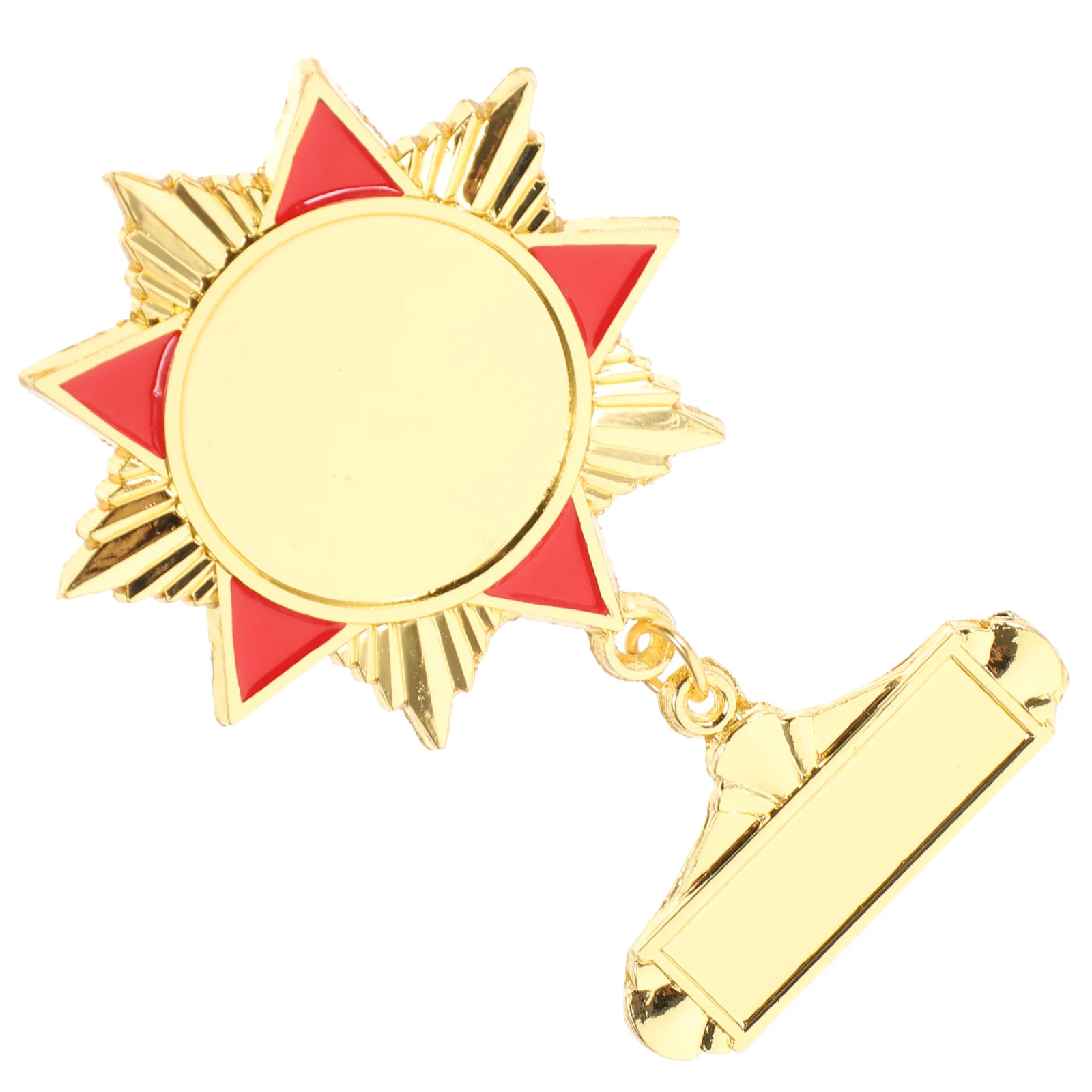 

Medal Party Kids Memorial Medals Costume Favors Day Badge Pin Hero Lapel Veterans Corsages Soldier Accessory Toy Brooch Gold