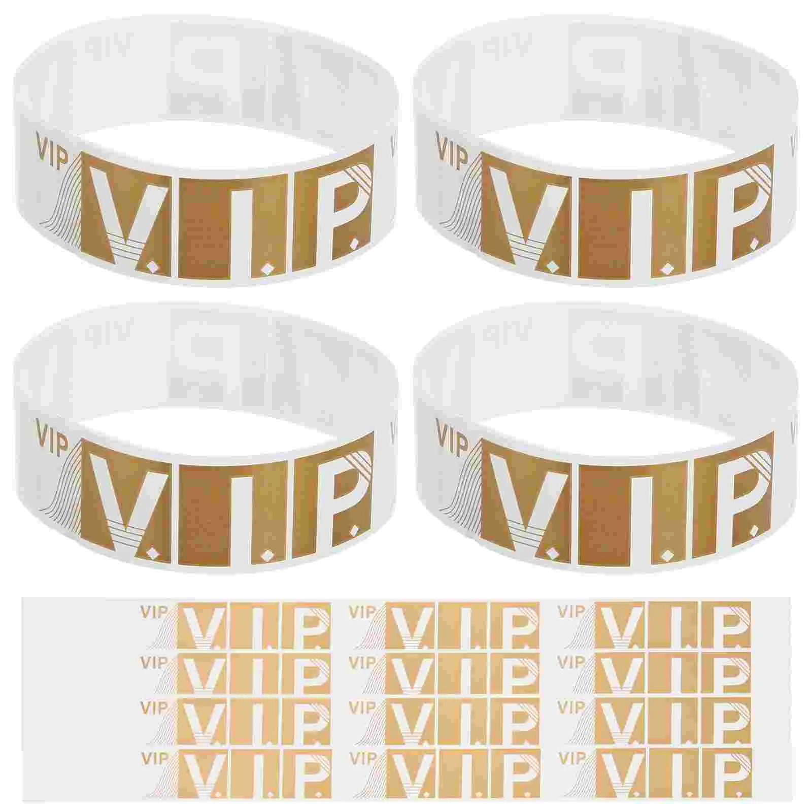 

200 Pcs Kids Bracelet Party Wristband VIP Bands Synthetic Paper Event Wristbands Child