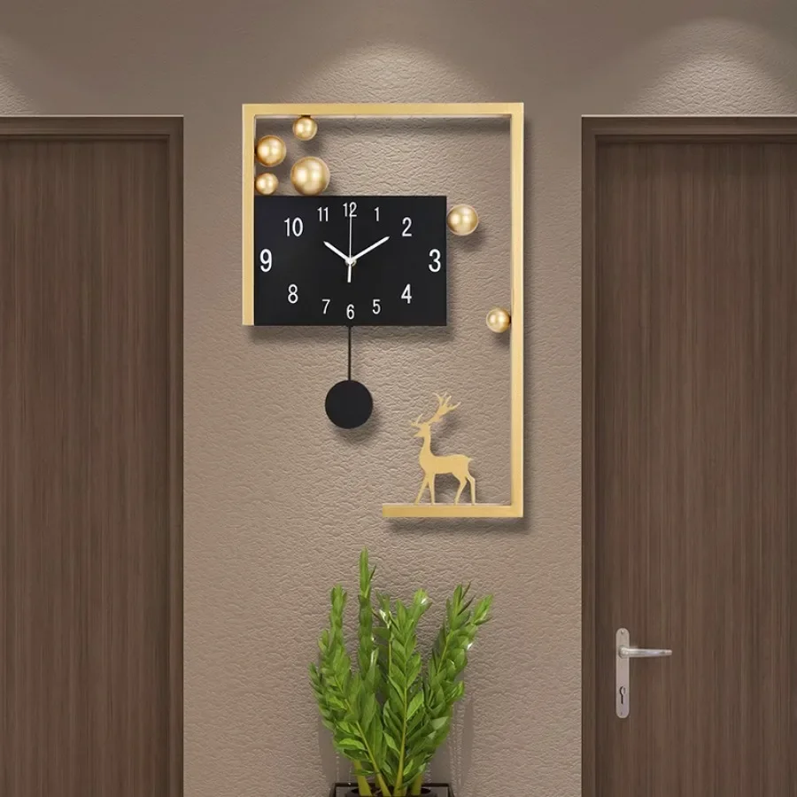 Настенные часы для гостиной элегантный подарок круглые домашние настенные