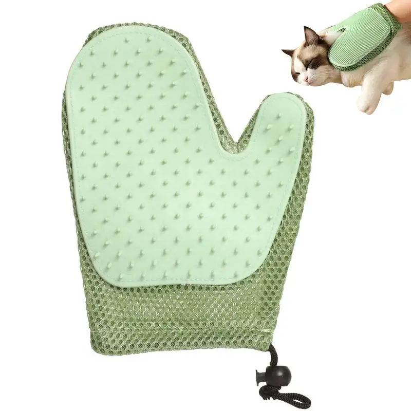 

Перчатки для вычесывания кошек, перчатки для груминга домашних питомцев, перчатки для удаления волос, перчатки для мытья кошек, для длинных ...