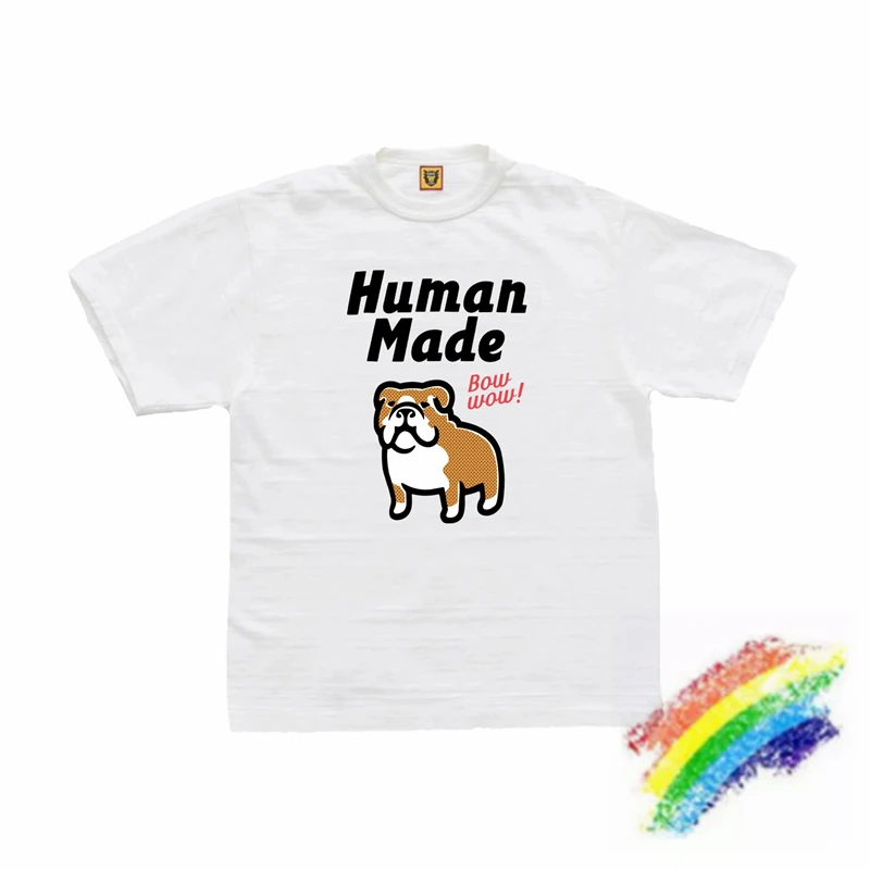 

2022ss HUMAN MADE T Shirt Men Women 1:1 High Quality Dog Print T-Shirt HUMAN MADE Girls Don’t Cry Tee Tops