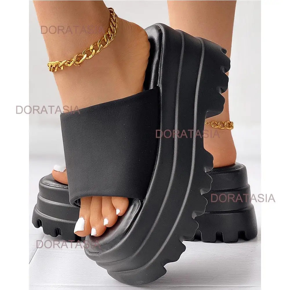 

DORATASIA 2023 New Casual Women Gladiator Shoes Thick Bottom Platform Women's Slippers Rome Fashion Comfy Summer Quality Shoes