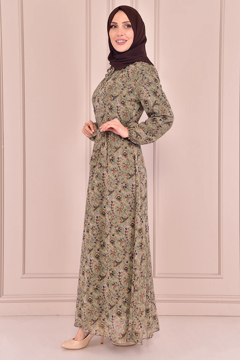 

Belt Chiffon Dress The Mint VBR7102