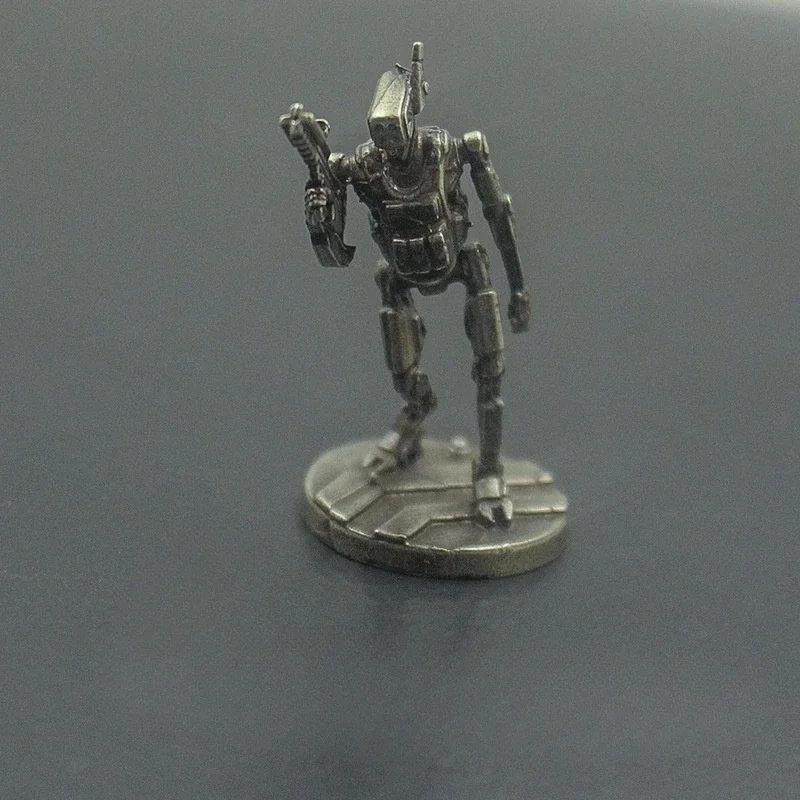 Модель робота в ретро стиле