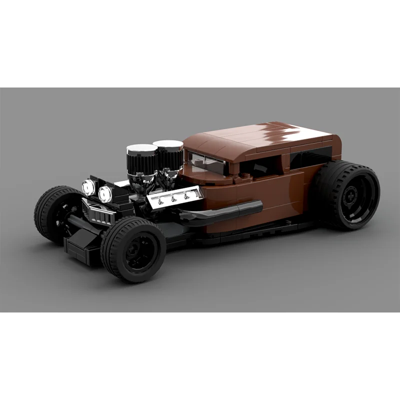 2024 городская машина Hot Rod Speed Champion классический автомобиль строительные блоки