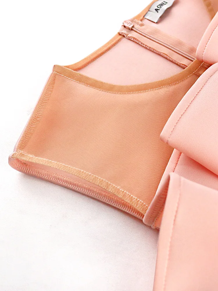 New summer gauze perspective stitching flounce mini skirt dress party dress female party dress plus size women clothing