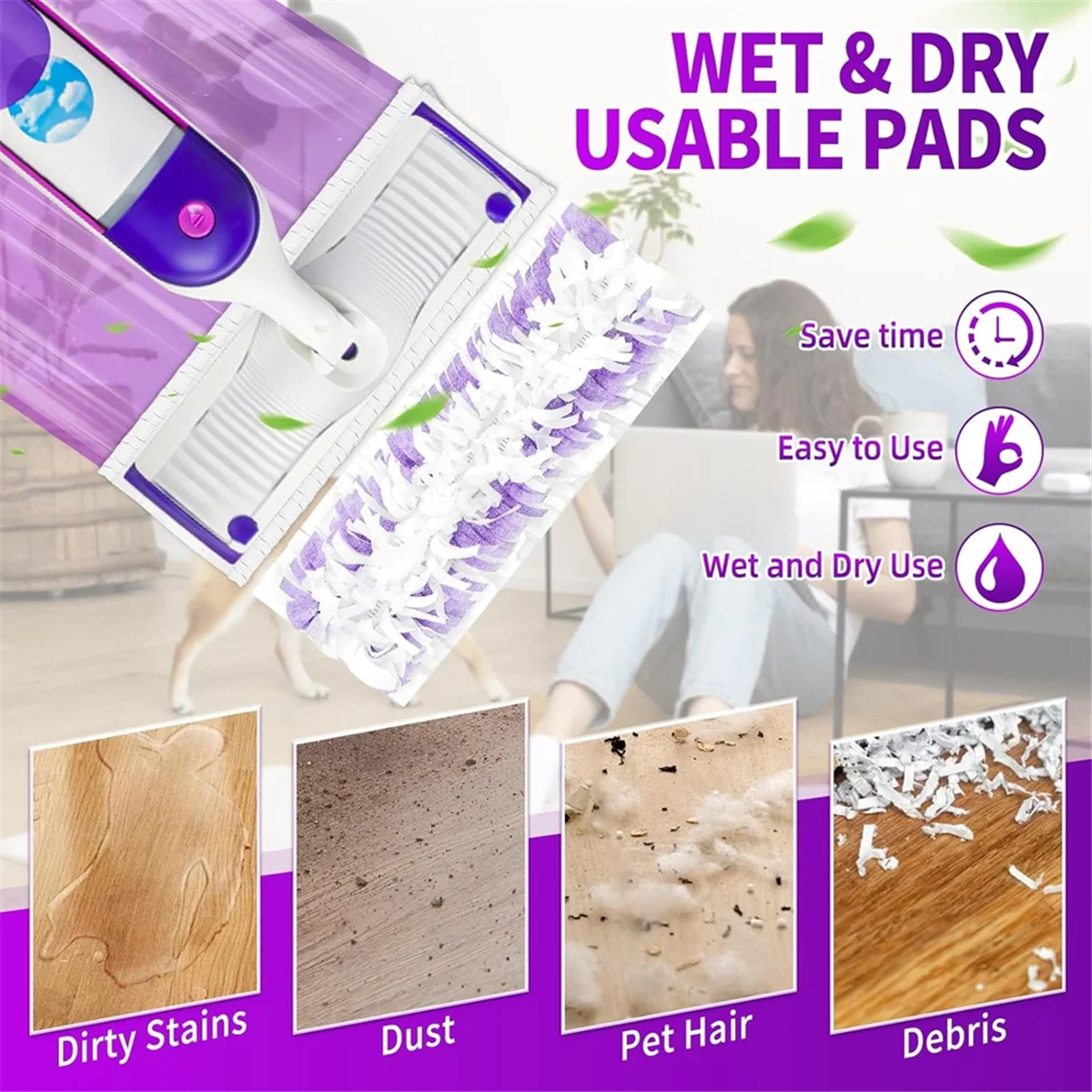 25 шт. одноразовые подушечки для швабры сменные Swiffer Power многоповерхностная швабра