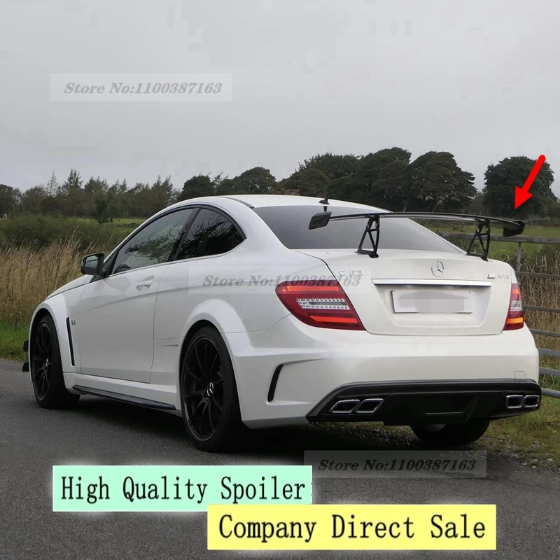 

Автомобильный спойлер для заднего крыла из углеродного волокна для BENZ W204 C Class C180 C200 C220 C250 C300 C350 C63 GT 2009-2015 2/4 двери