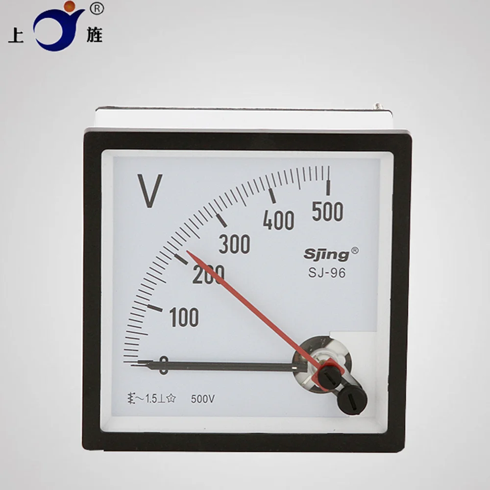 

1Pcs CP-96 SJ-96 CZ-96 Double Needle AC 200V 250V 300V 400V 450V 500V 600V 750V Range Analog Voltmeter Gauge Panel Voltmeter
