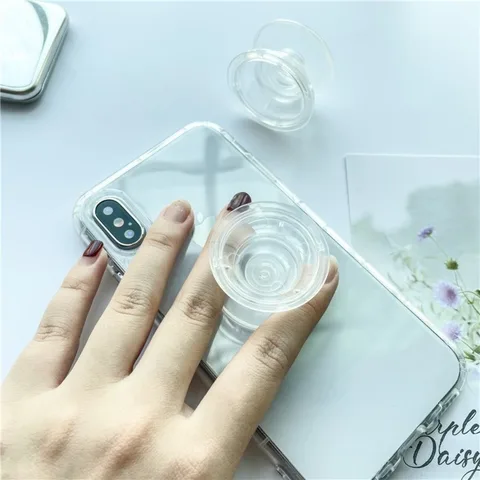 Прозрачная складная розетка для телефона, кольцо на палец, ручкаTok, ручка для позикета, сделай сам, подставка для мобильного телефона, базовая ручка, держатель, аксессуары