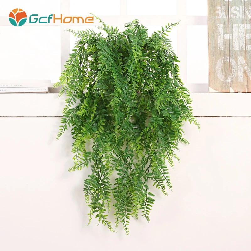 

1Pcs 90Cm Green Vine Silk Artificial Hanging Leaf Garland Plants Leaves Diy For Home Wedding Party Bathroom Garden Decoration