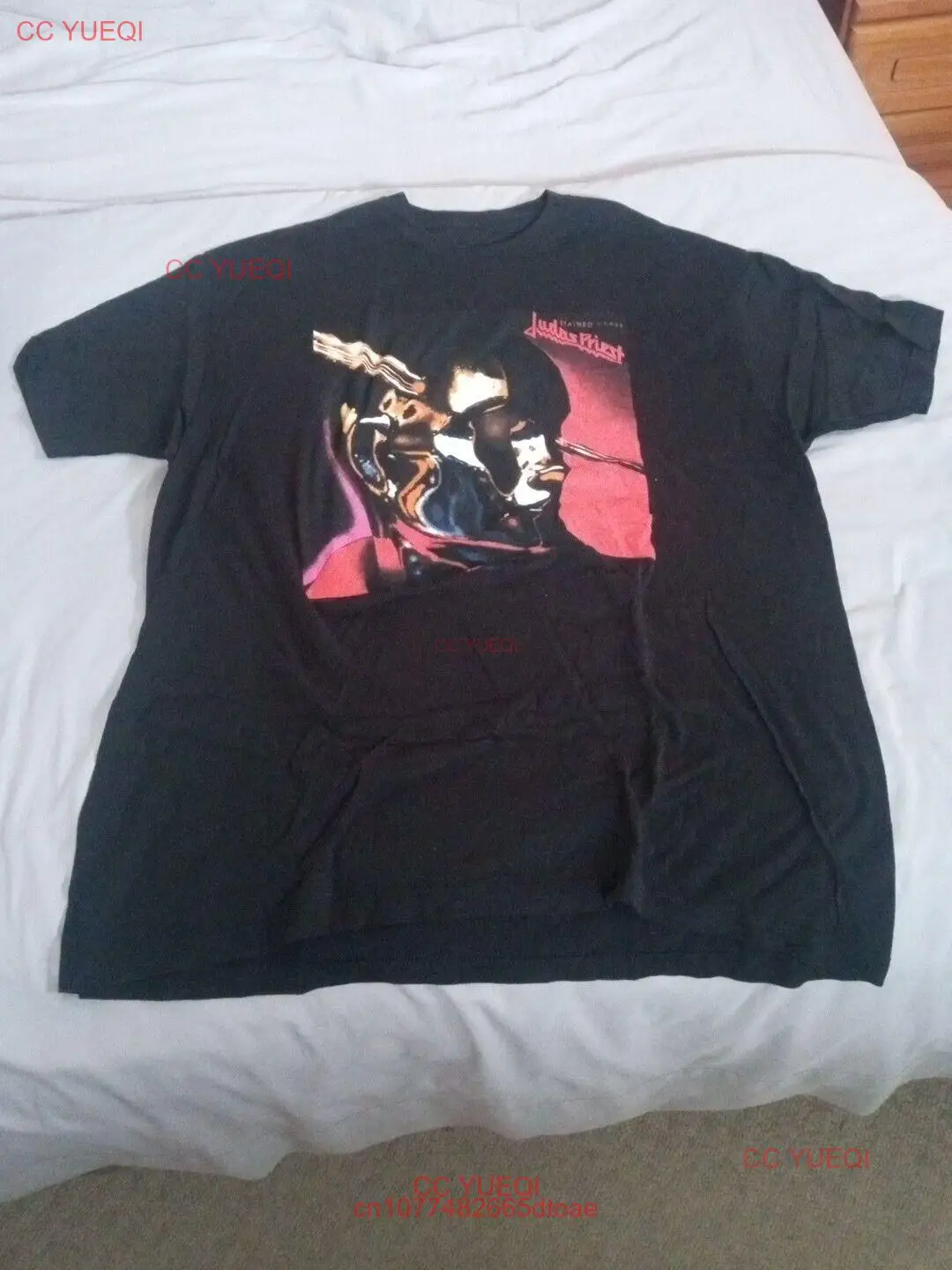 Мужская футболка с коротким рукавом и длинным из тяжелого металла