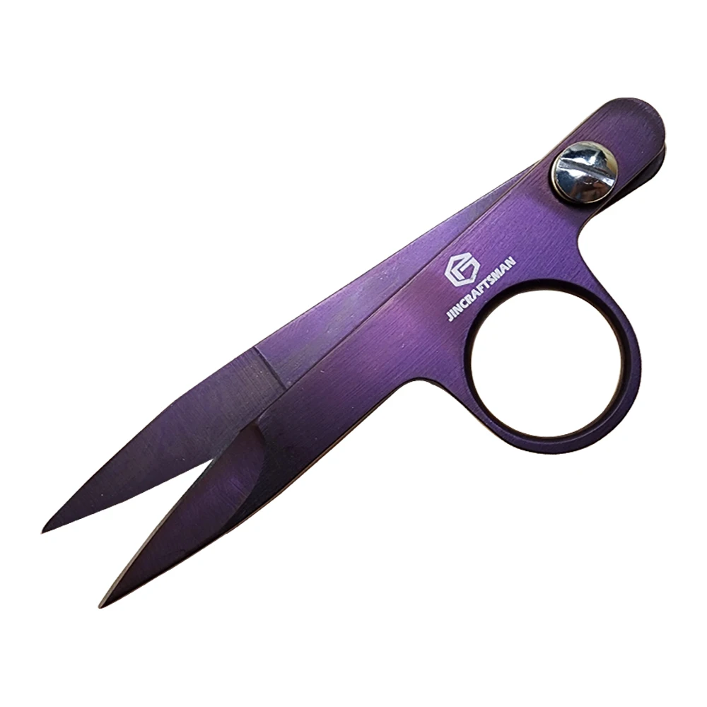 Jincraftsman®-4,6 дюймов фиолетовый титановый цвет искусственная кожа ножницы для шитья домашняя посуда Вышивка Вязание офисные портновские ножницы