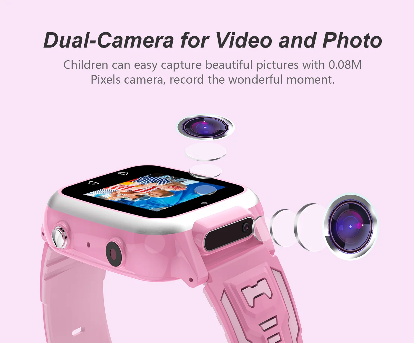 AISHI детские игровые часы 8 пазлов игровая консоль MP3 Музыка Видео запись плеер