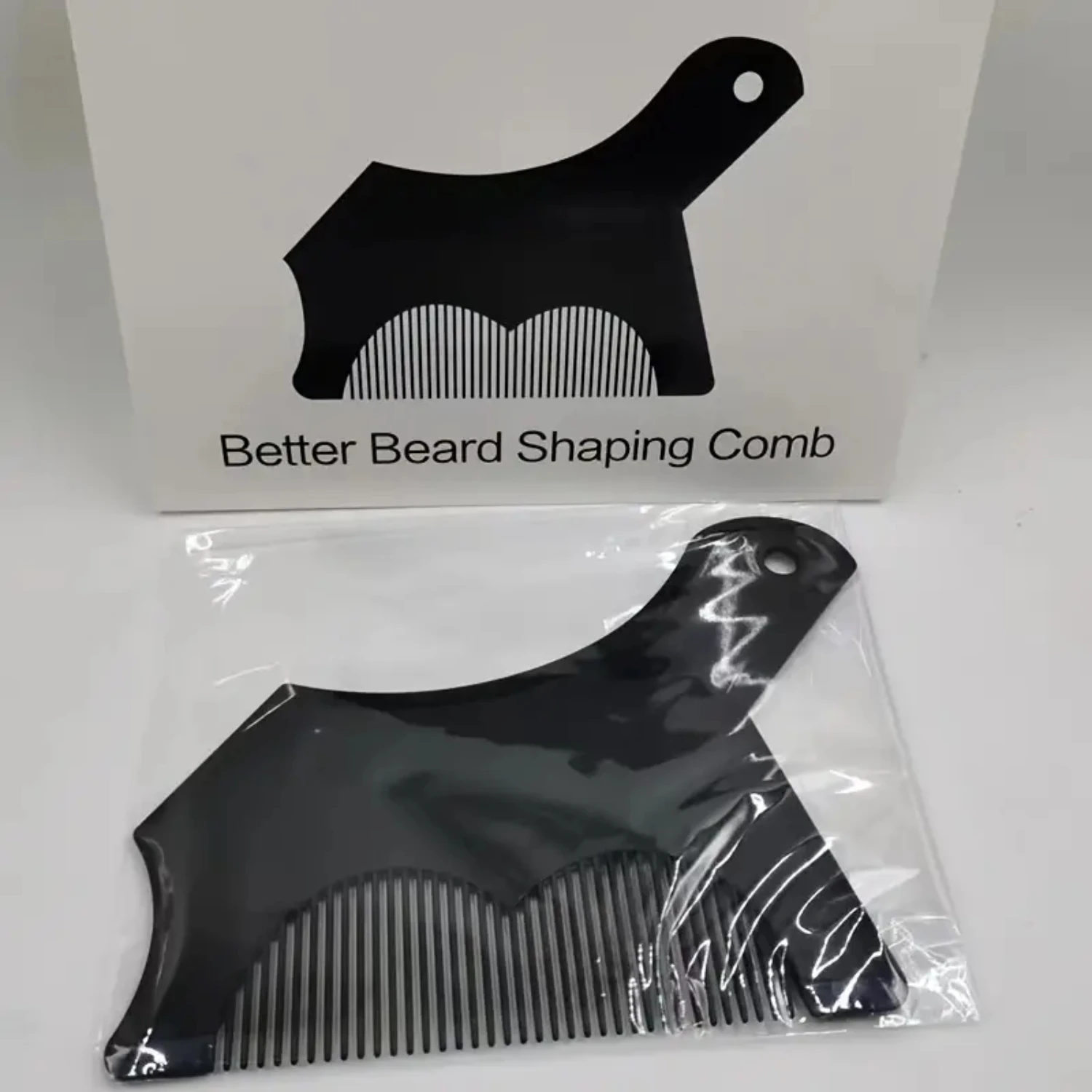 Расческа-линейка для укладки бороды прецизионного ухода универсальная расческа