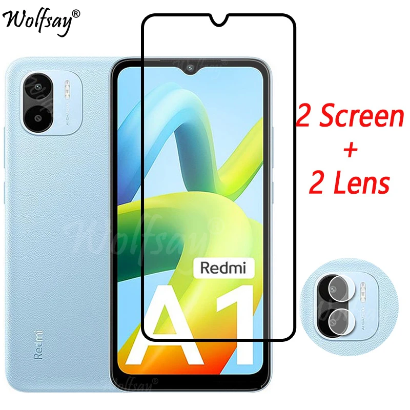 

Закаленное стекло с полным покрытием для Xiaomi Redmi A2, пленка для экрана Redmi A2, A1 Plus, стекло для камеры Redmi A2, стекло