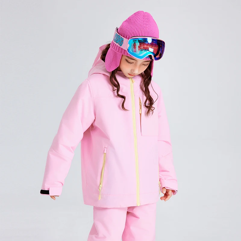 Детская Лыжная одежда водонепроницаемая и износостойкая. Зимние лыжи теплые