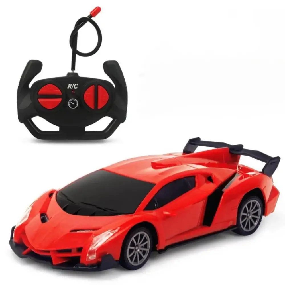 

1:24 Children'S Electric Remote Control Car Rechargeable Four-Channel Simulation Sports Car Police Car Toy RC Racing Model Toy