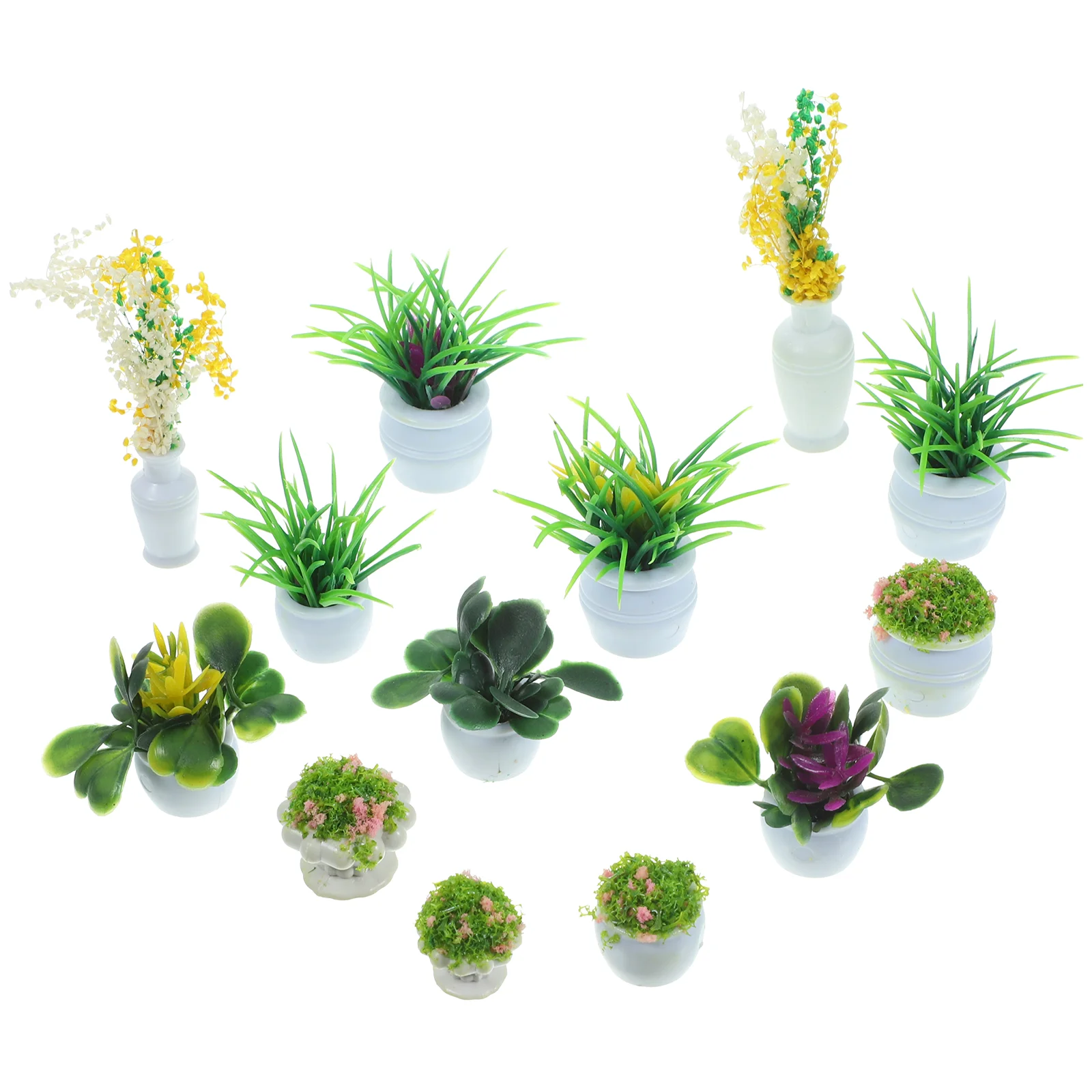 

Fairy Garden Accessories Mini Flowerpot Model Miniatures House Props