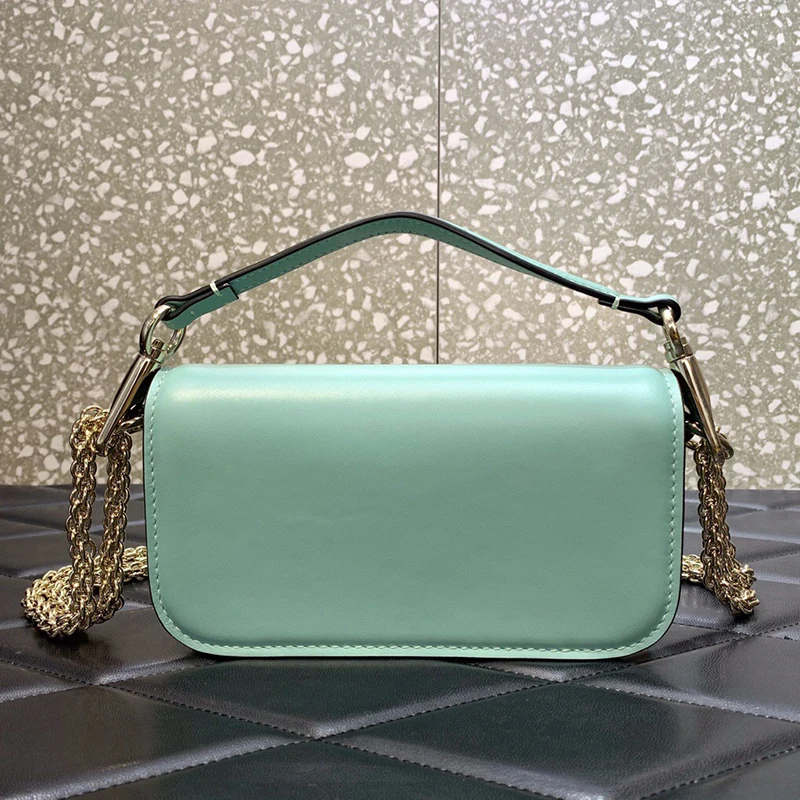 

Hot Women Crossboby Bags Fashion Leather Chain 2023 Summer Square Bgas Luxury Designer Handbag