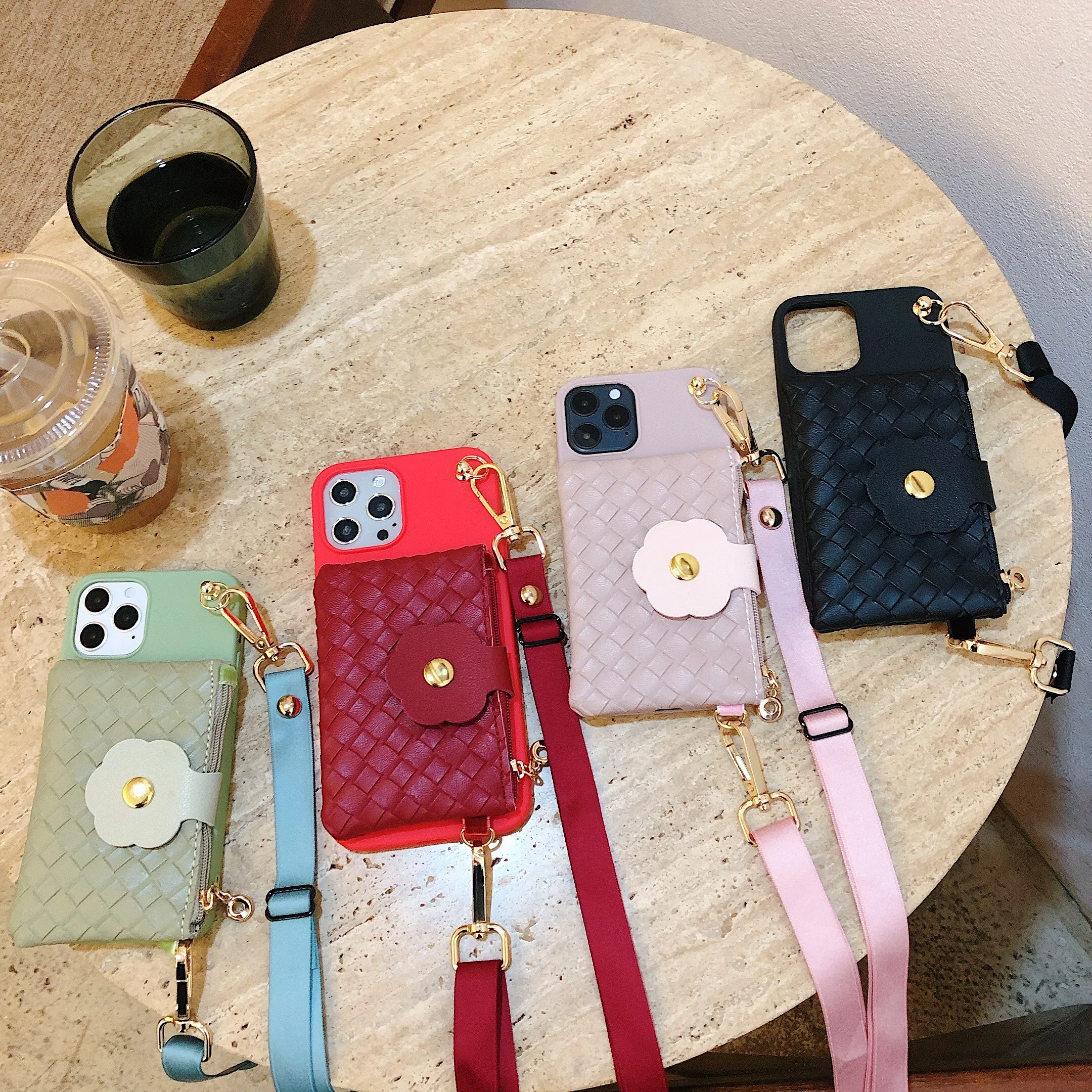 

Тканая сумка для карт четырех цветов, чехол для телефона iphone 7, чехол для iphone x, чехол для iphone xr, чехол на айфон 11, iphone 8, 11, 12, 13, 14