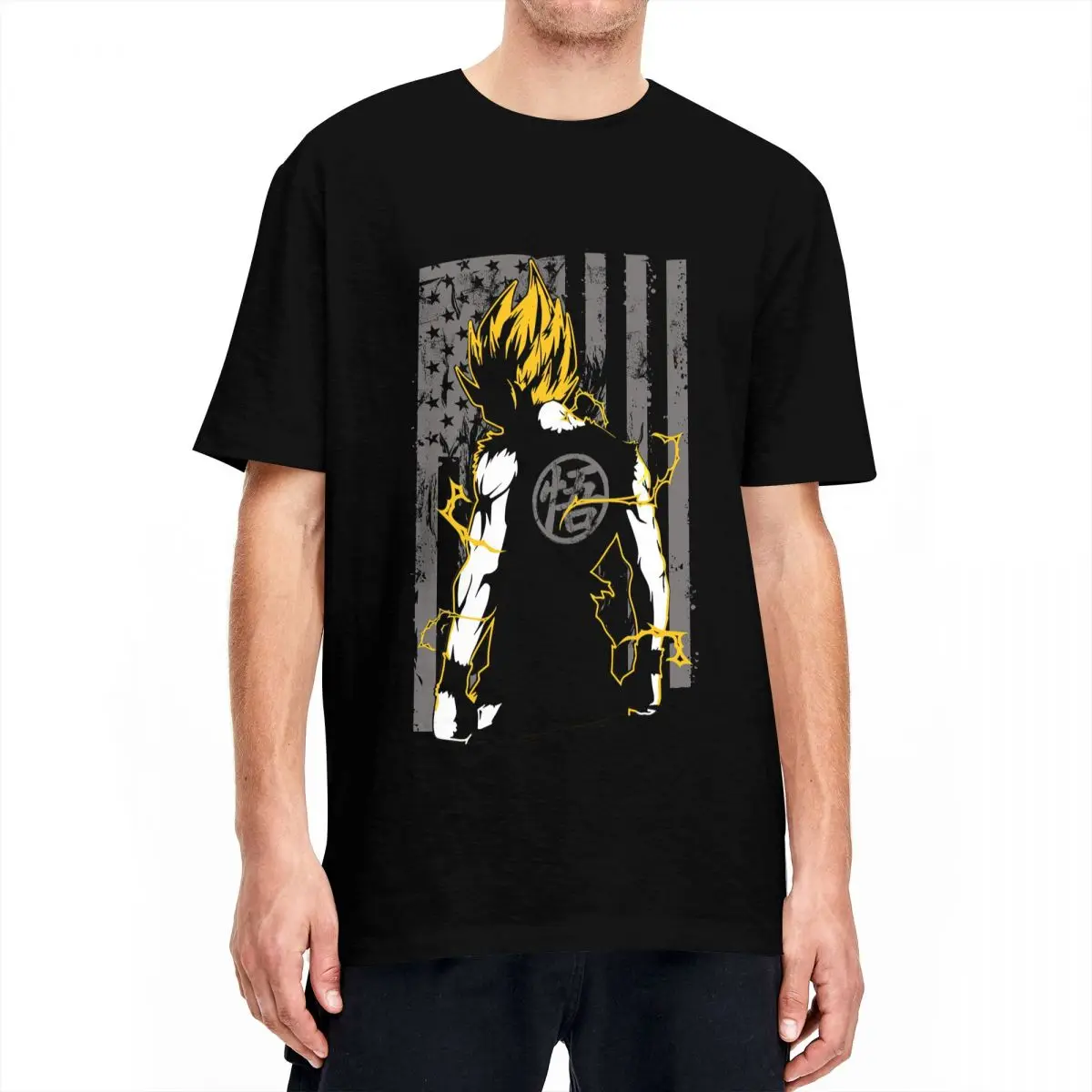 Футболка мужская с коротким рукавом и принтом Драконий жемчуг зет |