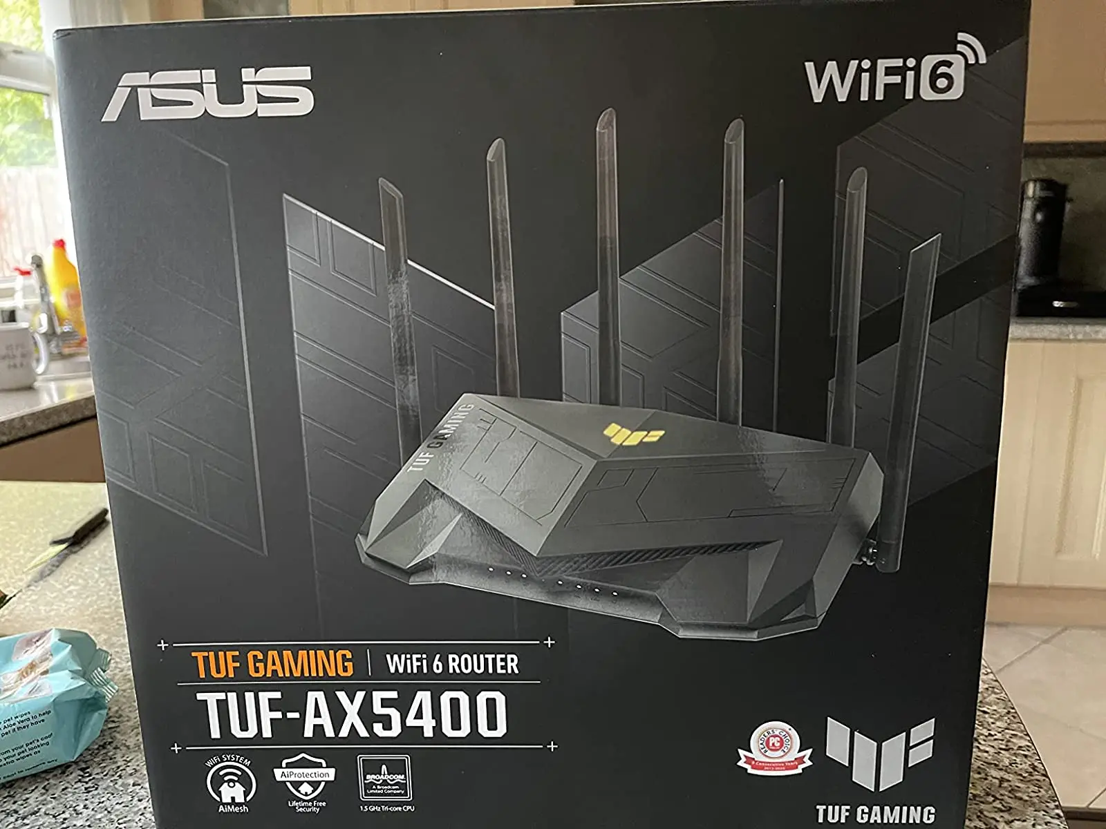 ASUS TUF Gaming Dual Band WiFi 6 Router, WiFi 6 802.11ax, Mobile Game Mode,Mesh WiFi support, Gaming Port, Gear Accelerator images - 6