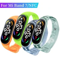 for xiaomi mi band 7 7nfc silicone strap replaceable camouflage wristband belt for xiaomi mi smart band 7 miband7 accessories