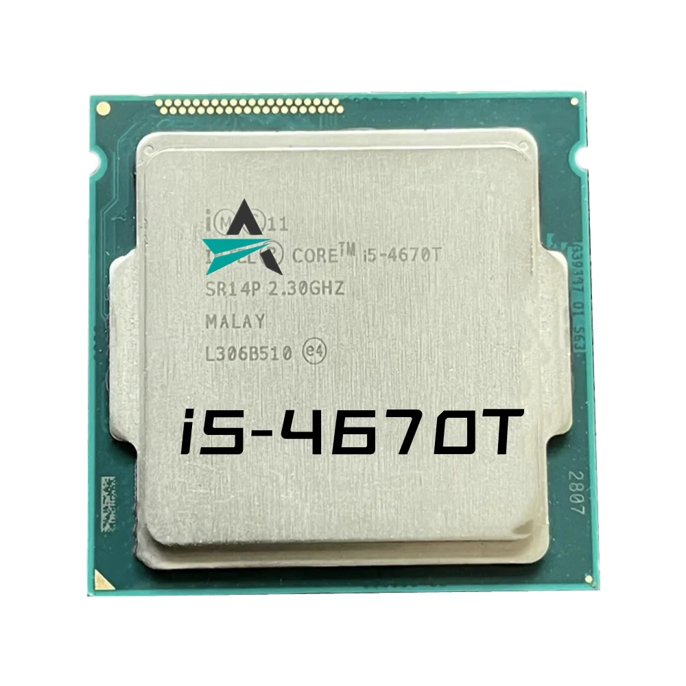 Б/у процессор Core i5-4670T i5 4670T 2,3 ГГц четырехъядерный четырехпоточный процессор 4M 45 Вт LGA 1150 в наличии