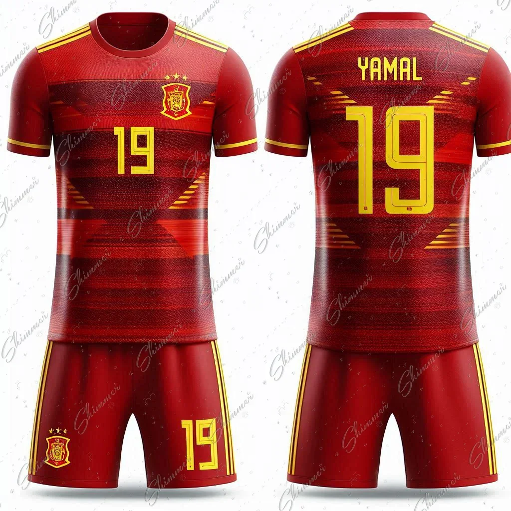 Спортивная быстросохнущая футбольная форма из полиэстера для мужчин и детей