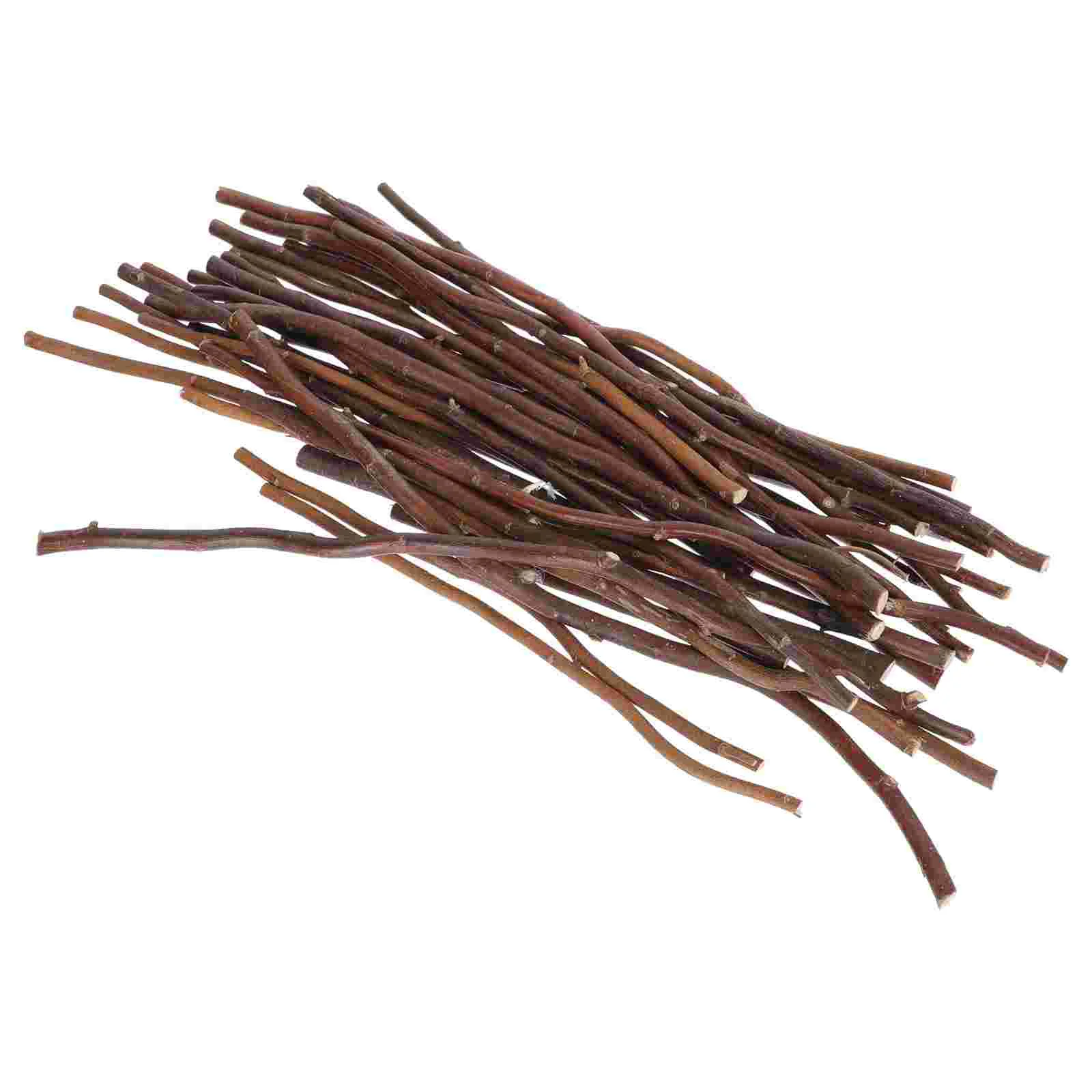

40 Pcs Artificial Tree Branches Natural Twigs Photo Prop Pumpkins Decor Sticks Ornaments Wood Log Crafts