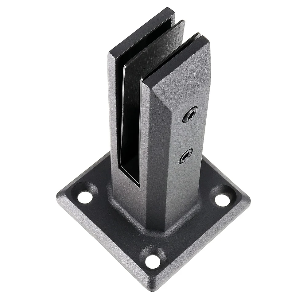 Зажимы из нержавеющей стали 304 для стеклянной панели забора беговой дорожки