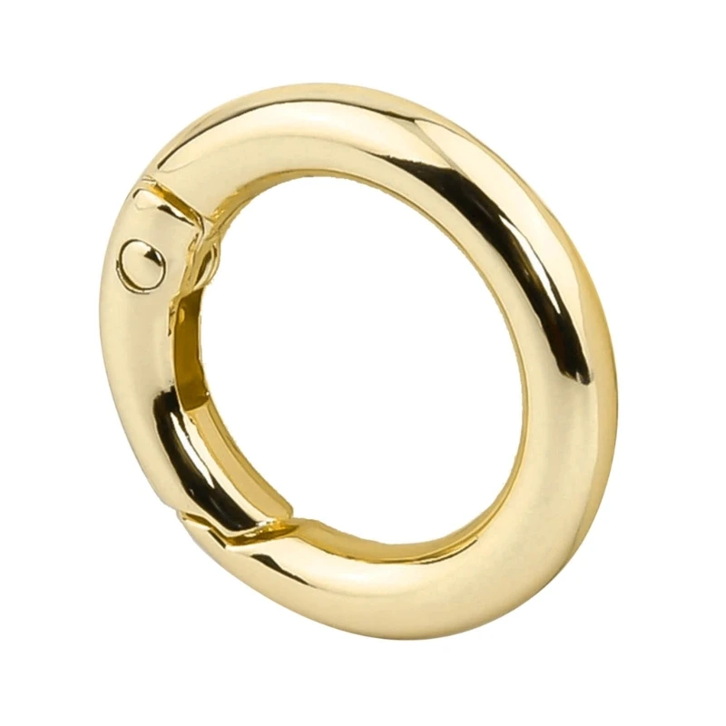

Pack of 10 Spring Opening Rings Spring Rings DIY Keychain Parts Alloy Material for DIY Crafts and Keychain Accessories
