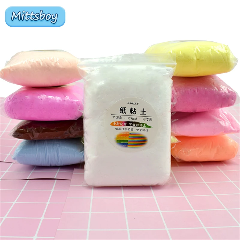 

2022 DIY Slime Clay Light Weight Modeling Air Dry No Drawing Color Mixing Sticky Hand Slime Supplie Educational Toy for Children