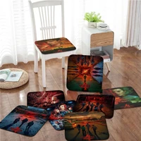 hot tv show stranger things art chair mat soft pad seat cushion for dining patio home office indoor outdoor garden cushion pads