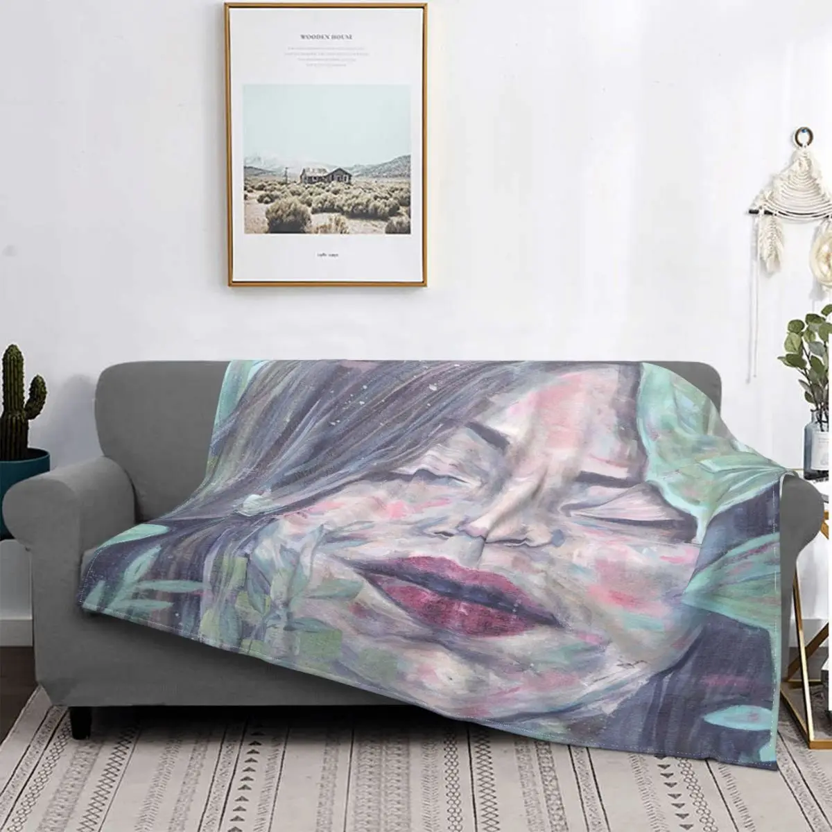 

Manta oculta para cama, edredones a cuadros, manta doble para cama