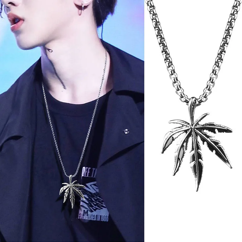 Ожерелье YADELAI в стиле хип-хоп и панк Женский Крест подвеска из нержавеющей стали с