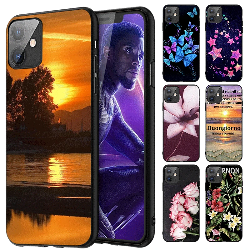 

Мягкий чехол для телефона из ТПУ для iPhone 12 13 14 Pro Max MINI Plus, чехол с милым художественным рисунком