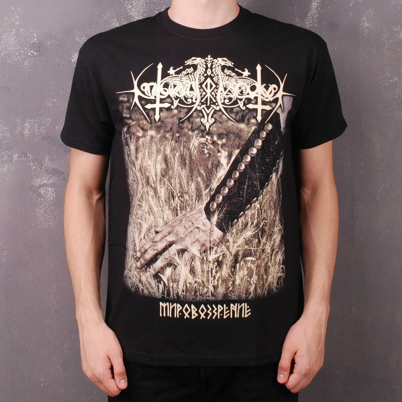 Nokturnal Mortum-мирозрение/Weltanschauung 2016 TS черная футболка