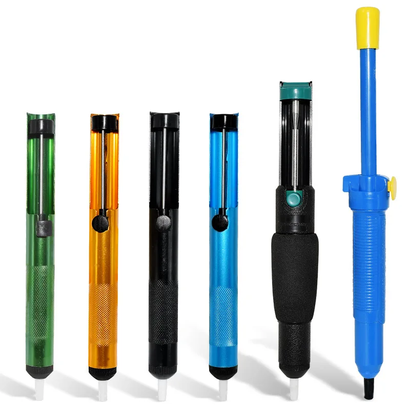 

Aluminum Metal Desoldering Pump Suction Tin Gun Soldering Sucker Pen Removal Vacuum Soldering Iron Desolder Hand Welding Tools