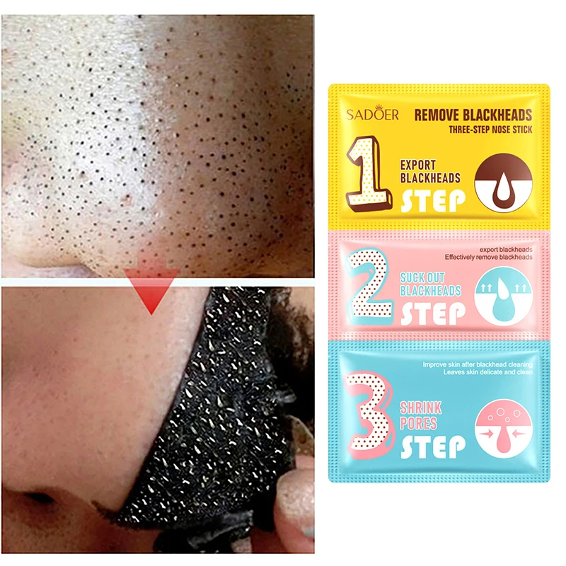 

3 шт., увлажняющие патчи для удаления черных точек на носу